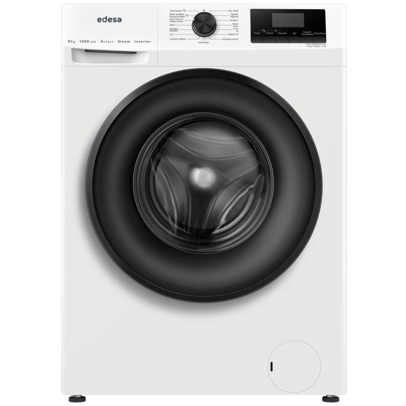 LAVADORA EDESA 8KG BLANCA EWF-8402 WH