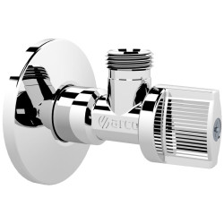 VALVULA ESCUADRA PN16 1/2Mx3/8M CROMO A-80 DELTA