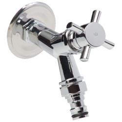 GRIFO VINTAGE 1/2x1/2 CROMADO CONEXION RAPIDA