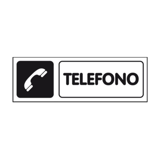 SEÑAL TELEFONO 29x10CM