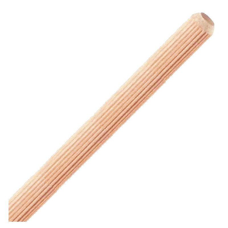 VARILLA MADERA ESTRIADA 12mm (1m)