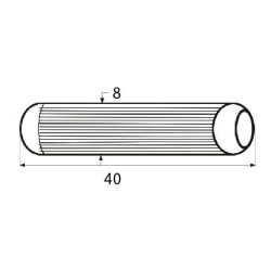 ESPIGA MADERA ENS05 8x40mm
