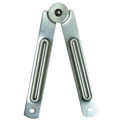 COMPAS CABALLETE HIERRO 216x15x1mm ZINCADO