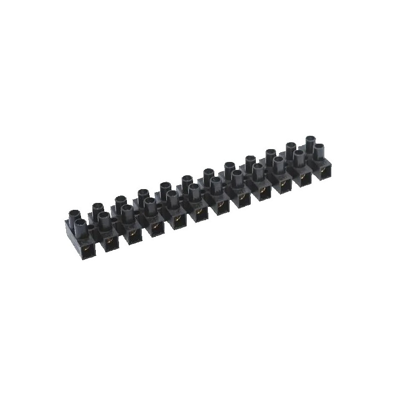 REGLETA CONEXION NEGRA 10MM 57A 12UNID.