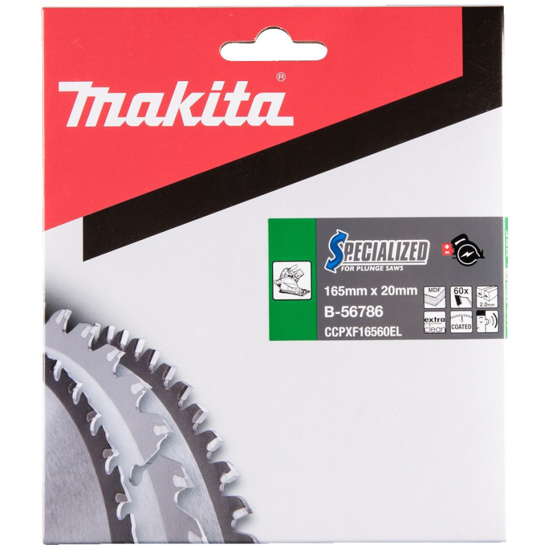 DISCO MAKITA WIDIA 165x20x60D INSICION MADERA B-56786