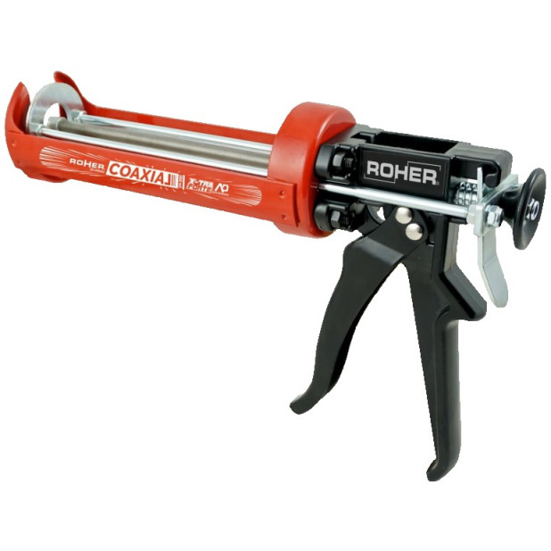 PISTOLA SILICONA XTRA-FORTE COAXIAL 380ML