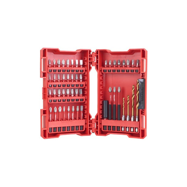 ESTUCHE 48 PUNTAS MILWAUKEE  SHOCKWAVE