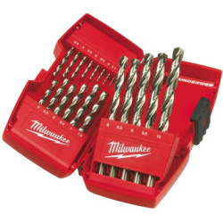 ESTUCHE 19 BROCAS MILWAUKEE THUNDERWEB HSS-G