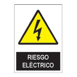 SEÑAL RIESGO ELECTRICO 40x30CM