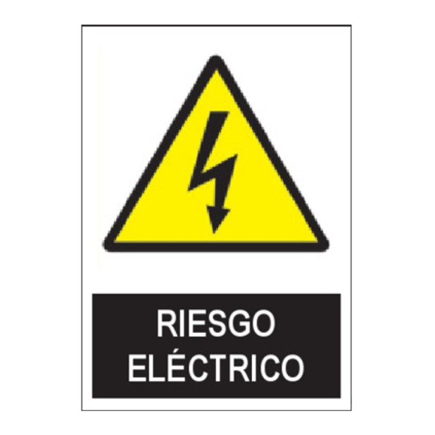 SEÑAL RIESGO ELECTRICO 40x30CM