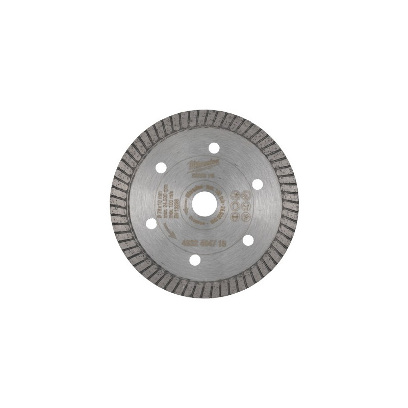 DISCO DIAMANTE MILWAUKEE 76MM