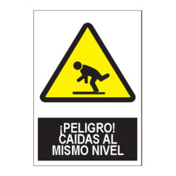 SEÑAL CAIDA AL MISMO NIVEL 40x30CM