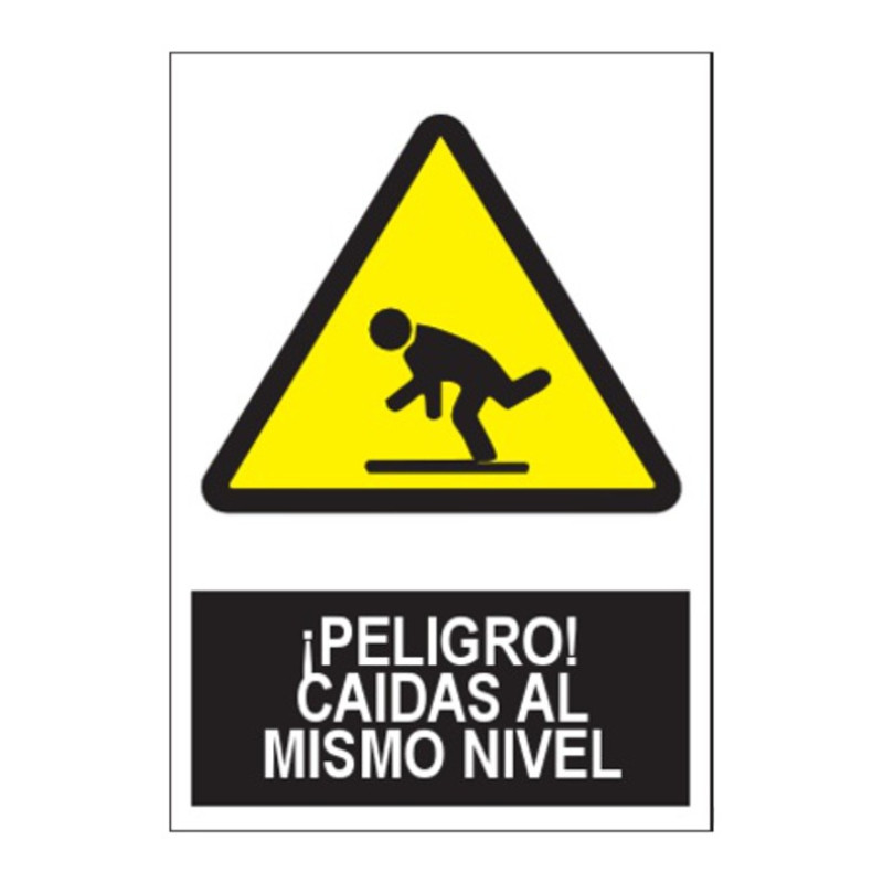 SEÑAL CAIDA AL MISMO NIVEL 40x30CM