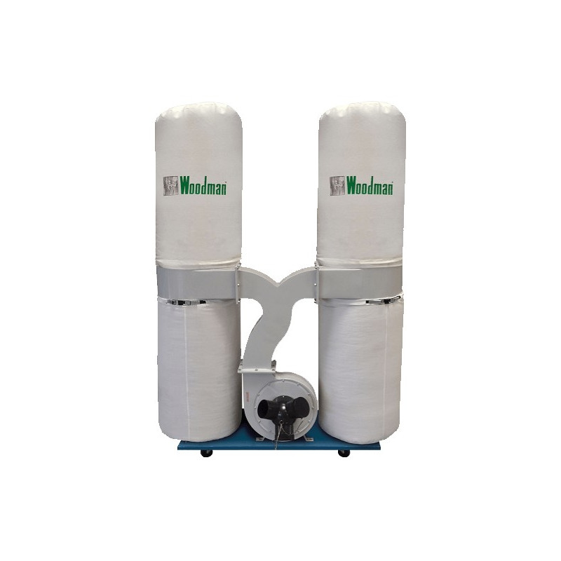 ASPIRACION 2 SACOS "WOODMAN" DE-300/1 MONOFASICA