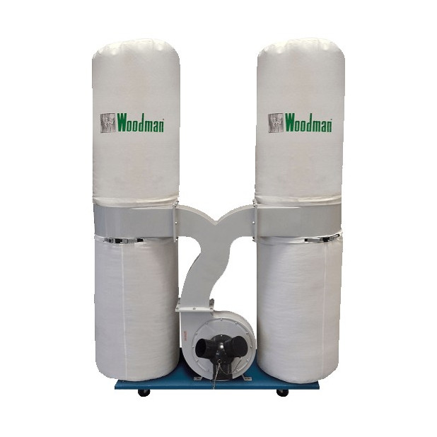 ASPIRACION 2 SACOS "WOODMAN" DE-300/1 MONOFASICA
