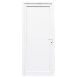 PUERTA EXT. PVC 2000x800 BLANCA IZQ. C/MANILLA