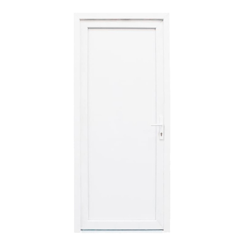PUERTA EXT. PVC 2000x800 BLANCA IZQ. C/MANILLA