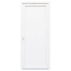 PUERTA EXT. PVC 2000x800 BLANCA DCHA. C/MANILLA