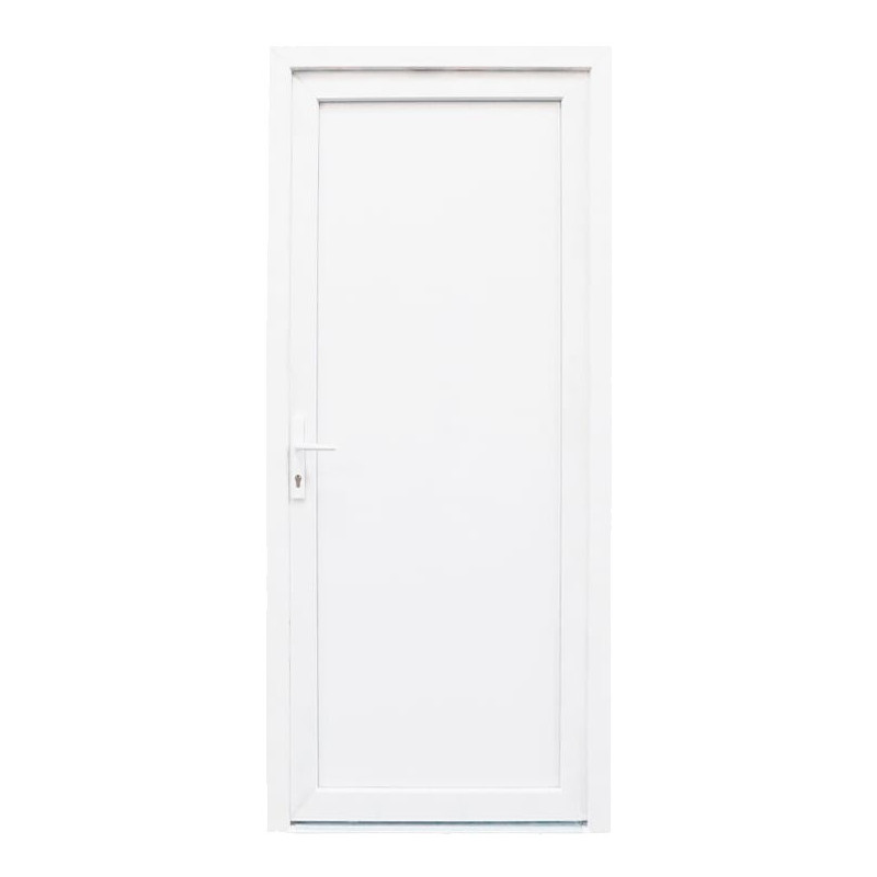 PUERTA EXT. PVC 2000x800 BLANCA DCHA. C/MANILLA