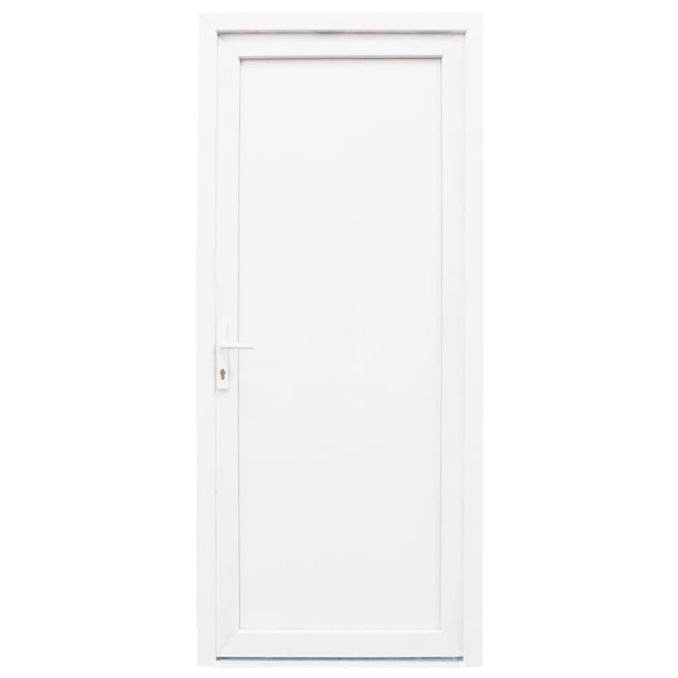 PUERTA EXT. PVC 2000x800 BLANCA DCHA. C/MANILLA