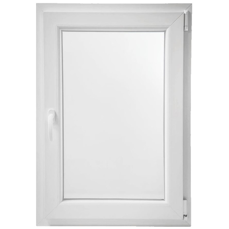 VENTANA PVC 1 HOJA BLANCA 1000x800 DCHA. C/MANILLA