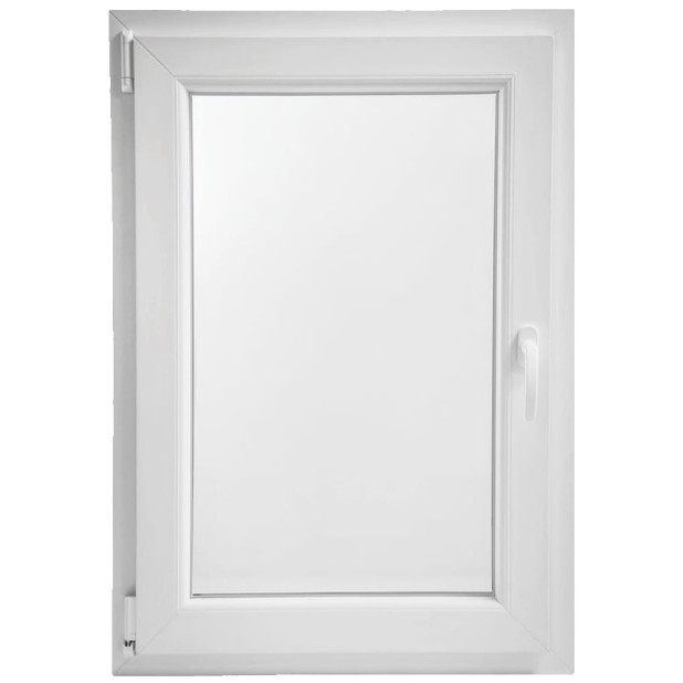 VENTANA PVC 1 HOJA BLANCA 1000x800 IZQ. C/MANILLA