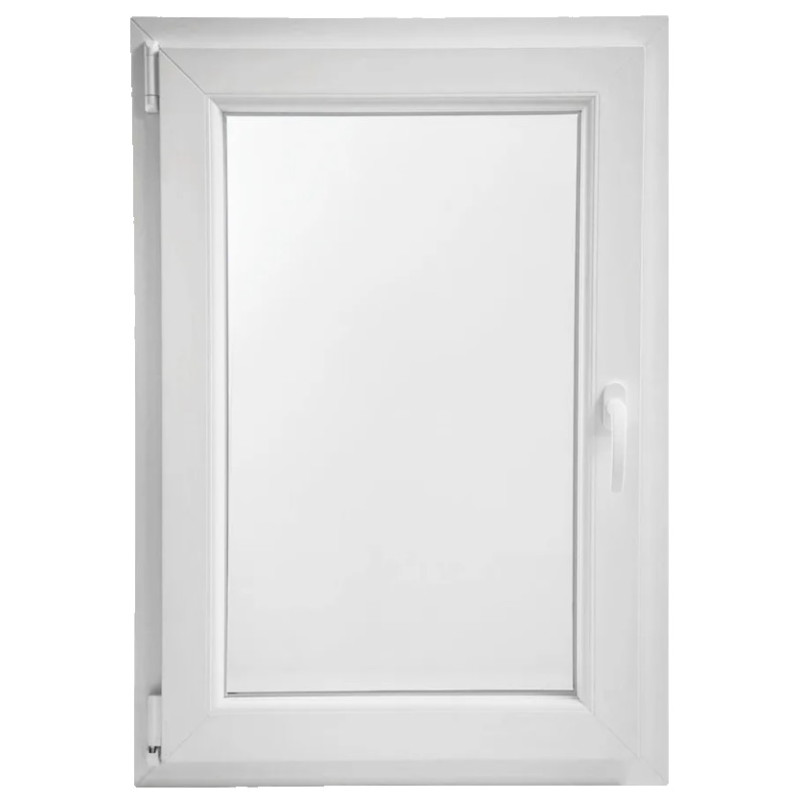 VENTANA PVC 1 HOJA BLANCA 1100x580 IZQ. C/MANILLA