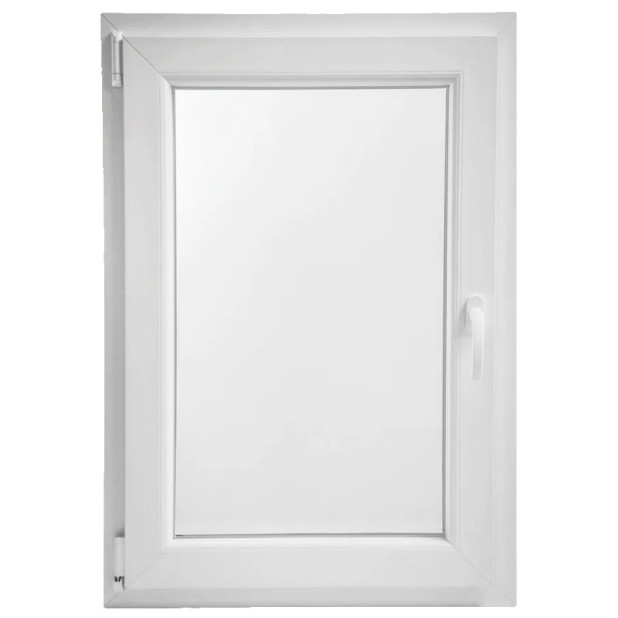 VENTANA PVC 1 HOJA BLANCA 1100x580 IZQ. C/MANILLA