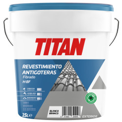 IMPER. TITAN FIBRADO GRIS 15LTS.