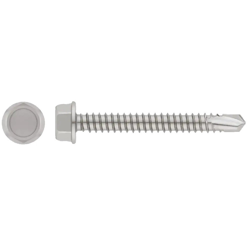 TORNILLO AUTOTALADRANTE INOX A2 DIN 7504K 3,9x38 C/HEXAG.