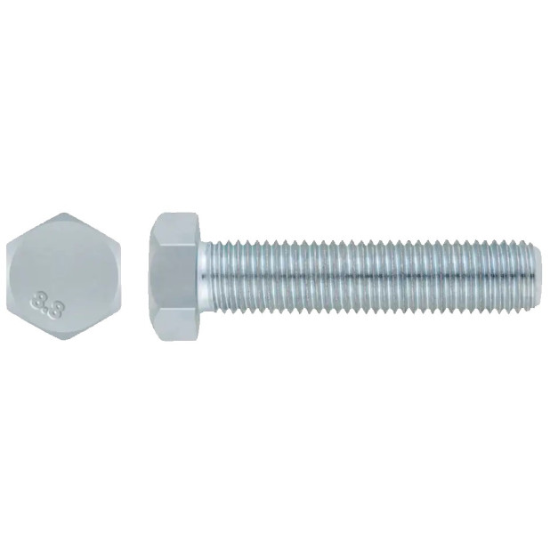 TORNILLO METRICO ZINC. DIN 933 M10x45 C/HEXAG.