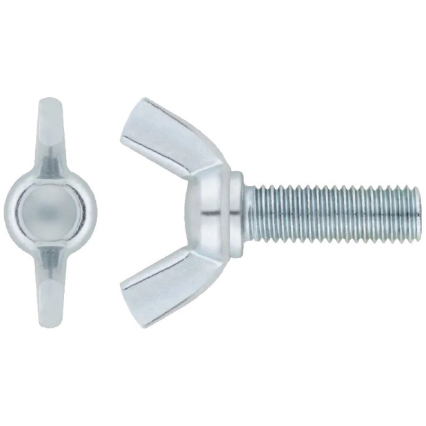 TORNILLO MARIPOSA ZINC. M3x10