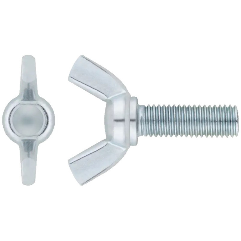 TORNILLO MARIPOSA ZINC. M5x20