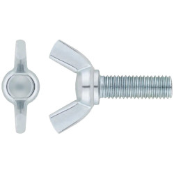 TORNILLO MARIPOSA ZINC. M6x40