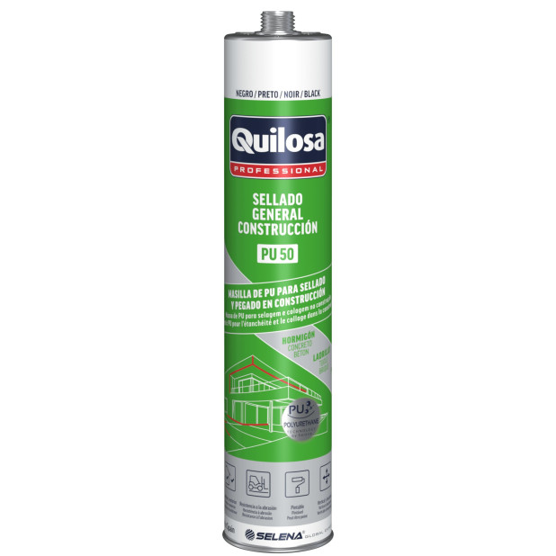 SILICONA PEGADO Y SELLADO CONSTRUCCION PU 50 600ML