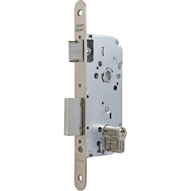 CERRADURA EMBUTIR TESA 130 50 HN CIL. NIQU. F/RED