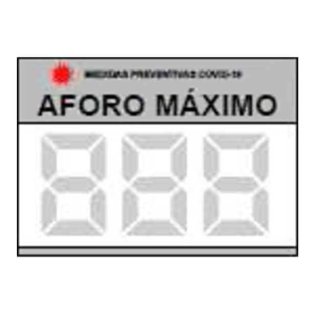 SEÑAL AFORO MAXIMO  21x29CM