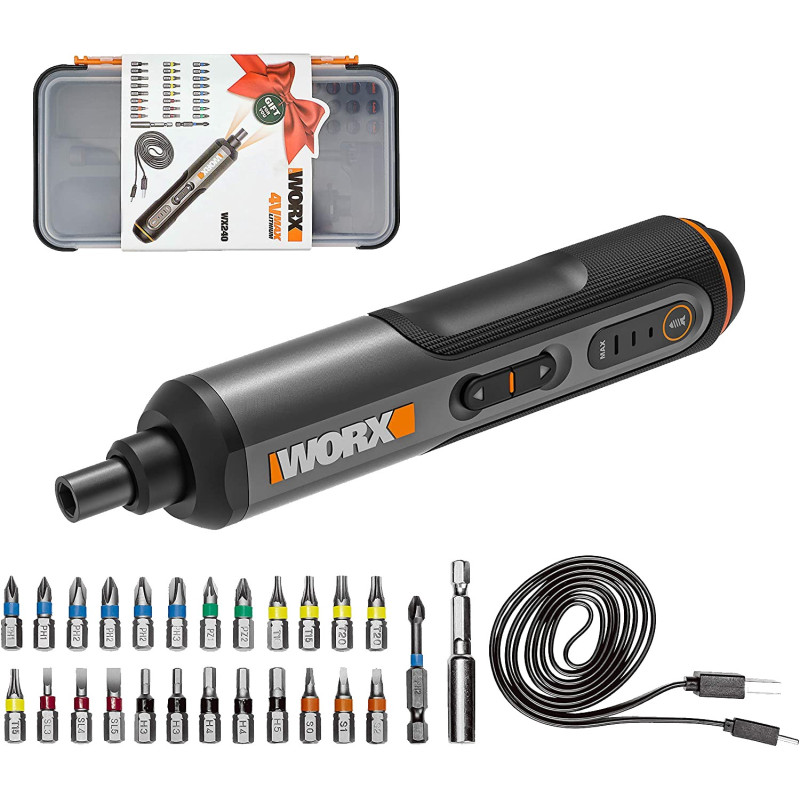 ATORNILLADOR HORIZONTAL WORX WX240  4V 1,5 AH