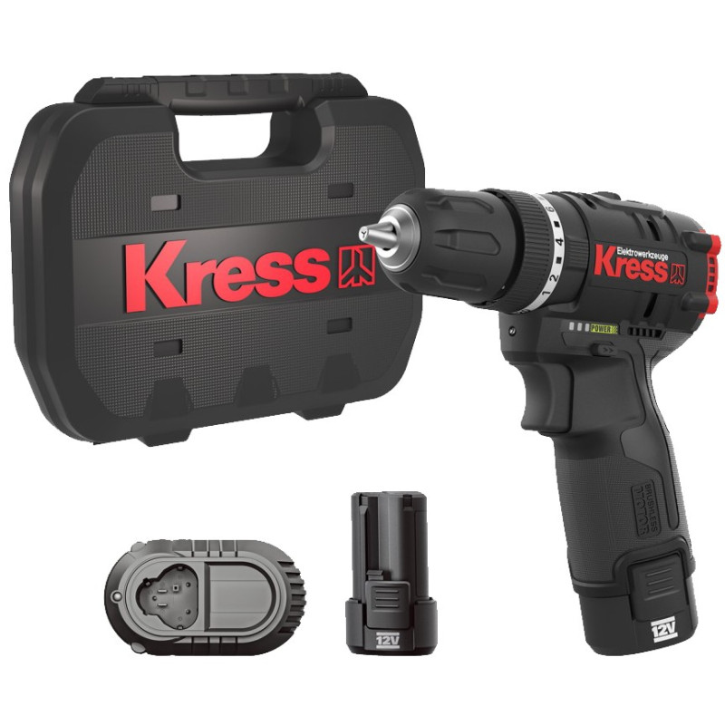 TALADRO IMPACTO KRESS 12V BL KUC12