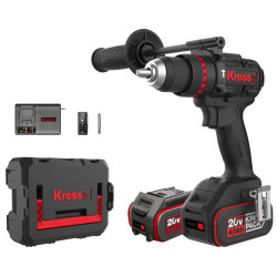 TALADRO PERCUTOR KRESS 20V 5.0AH+2 BATERIAS