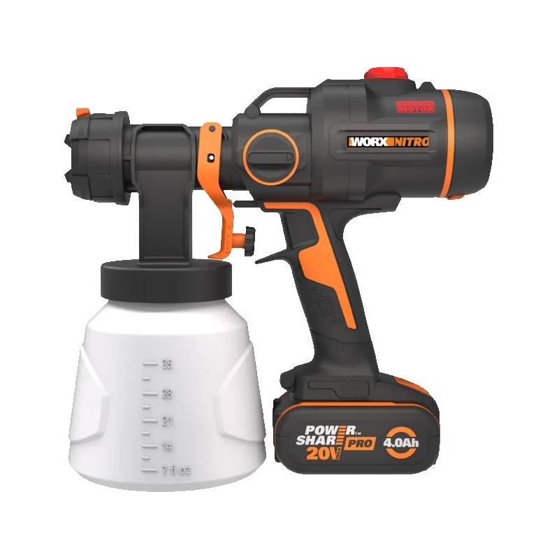 PISTOLA PINTAR WORX WX020 20V 4.0AH