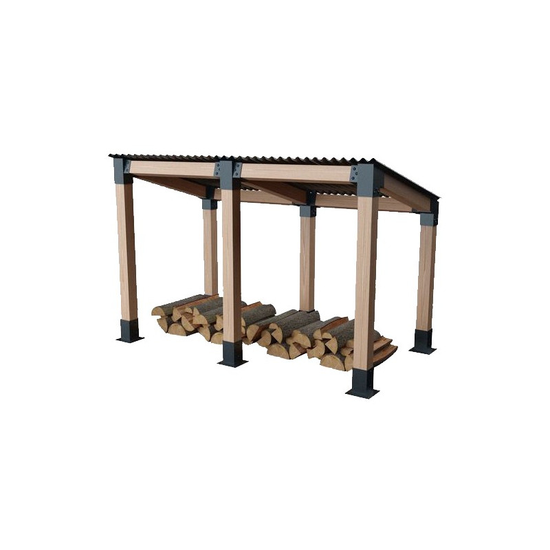 SOPORTE SUELO NEGRO 91x91MM