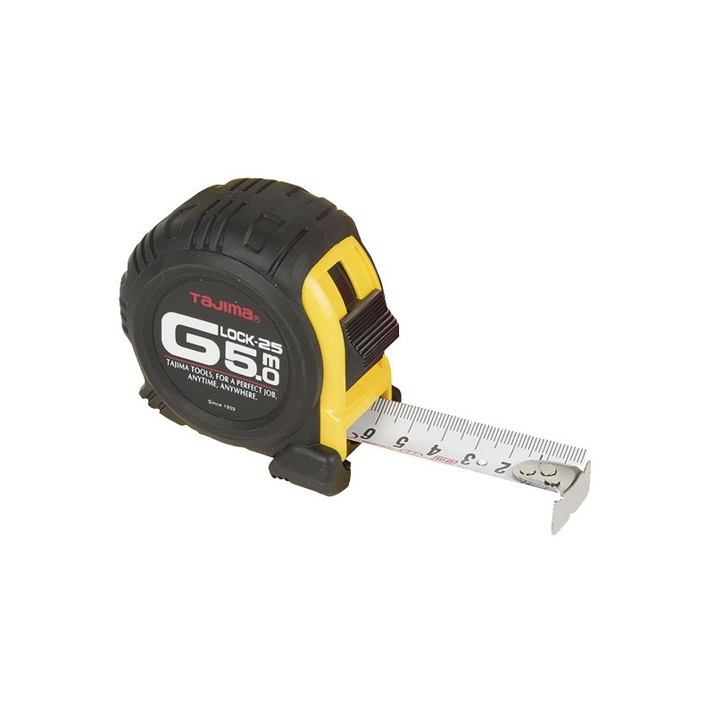 FLEXOMETRO TAJIMA G-LOCK 25 5MTS.
