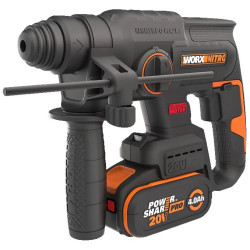 MARTILLO SDS PLUS WORX WX381 20V 1BAT 2.0AH + REGALO BATERIA WA351.1