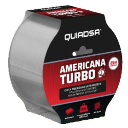 CINTA AMERICANA TURBO NEGRO 50MM 10Mts.