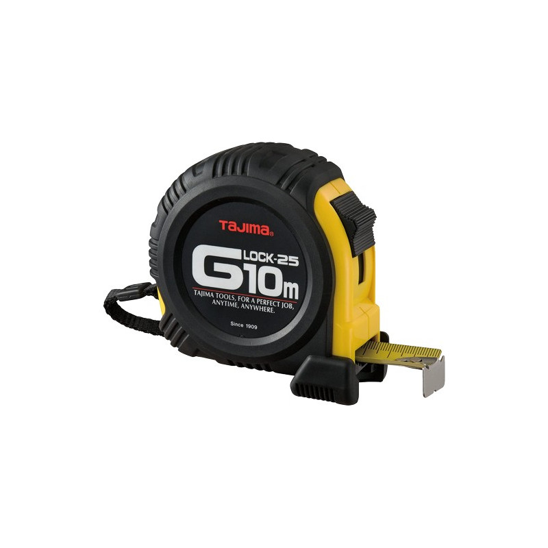 FLEXOMETRO TAJIMA G-LOCK 10MTS. 25mm.