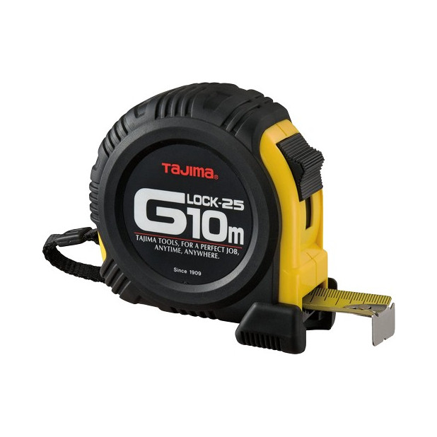 FLEXOMETRO TAJIMA G-LOCK 10MTS. 25mm.