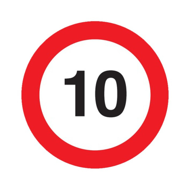 SEÑAL VELOCIDAD MAXIMA 10KM ECO-50