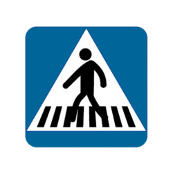 SEÑAL PASO DE PEATONES MOPU 60x60CM