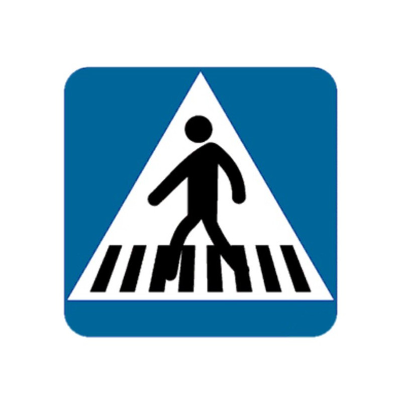 SEÑAL PASO DE PEATONES MOPU 60x60CM